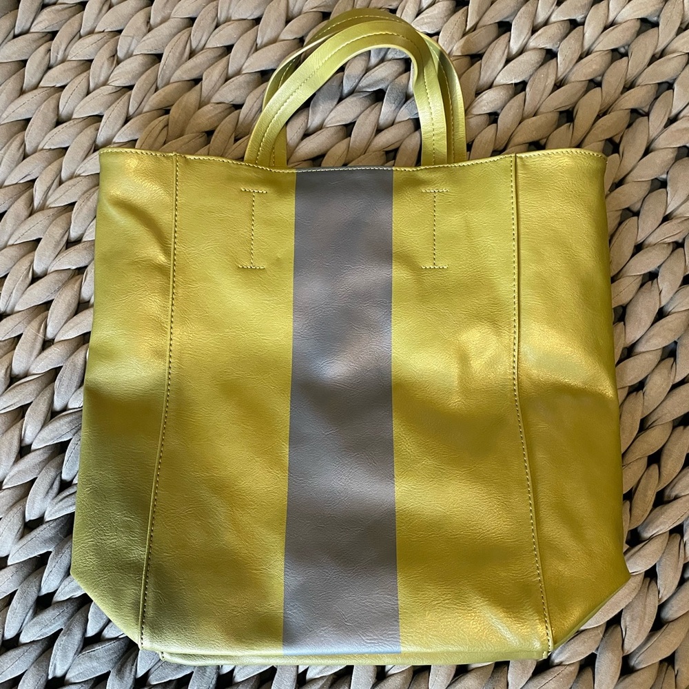 Saks Fifth Avenue Strip Shopping Tote Bag